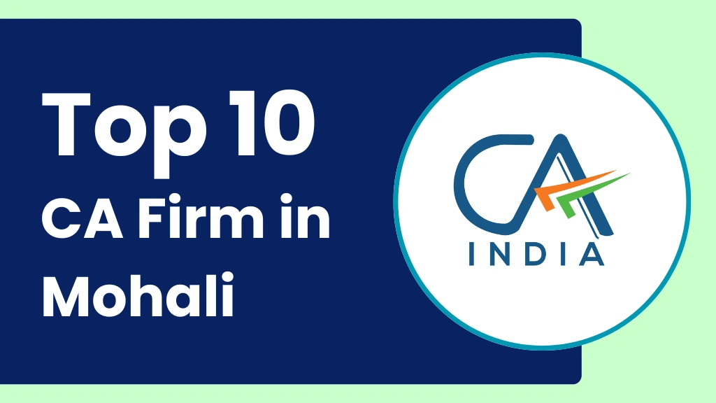 Top 10 CA Firm in Mohali